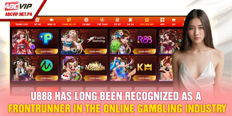 U888 has long been recognized as a frontrunner in the online gambling industry